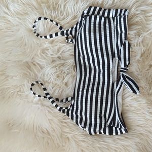 Xhilaration stripped bikini top size M